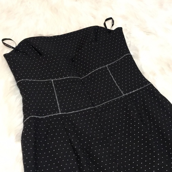 𝅺NWT Bebe Corset Strapless Polka Dot Dress Size 4 - Picture 13 of 15